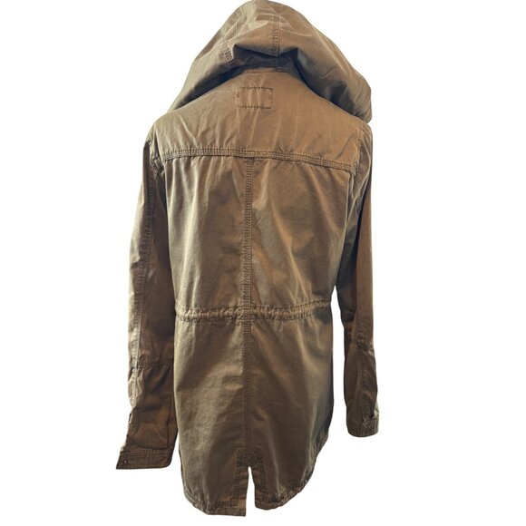 2/$30 ZARA Size 13/14 Army Green Hooded Cotton Jacket Girls - Picture 3 of 16